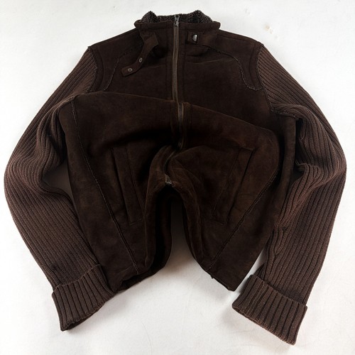 Giacca vintage scamosciata