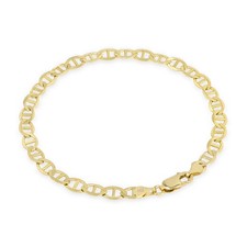 14K Oro Giallo Massiccio 4mm