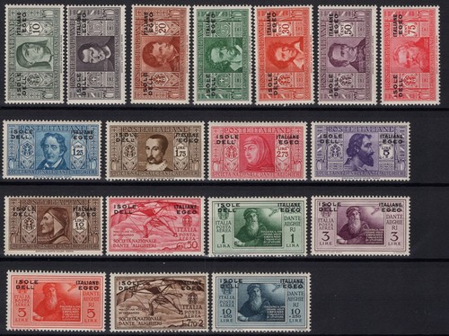 Colonie egeo 1932 dante - egeo,