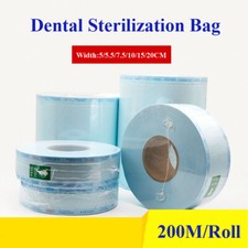 200M/Roll Sacchetto Imballaggio Utensili Orali Sacchetto Sterilizzazione Dentale per Sigillatrice