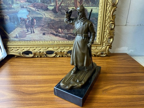 Scultura bronzo soldato - scultura, in