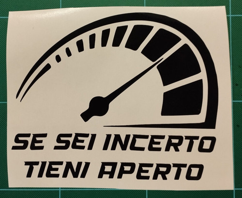 Adesivo per auto tuning - adesivo, sei