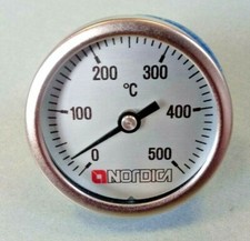 TERMOMETRO CIRCOLARE PORTA VETRO FORNO 20510 PER STUFE E CUCINE A LEGNA NORDICA