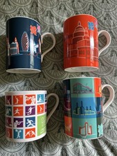 4 tazze tazza ceramica Royal Doulton Londra 2012 Olimpiadi nuova