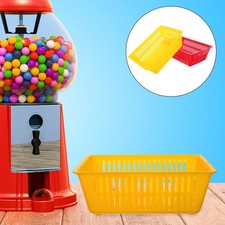  16 Pcs Cestini Plastica Cesta Cesto Di Stoccaggio Compatto Portaoggetti