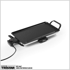 GRILL DA TAVOLO SLIM M TRISTAR BP-2667 PIASTRA CUCINA TEPPANYAKI 2000W MAX 260°
