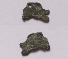 CIONDOLO TESTA DI DRAGO vichingo originale trovato nel sito vichingo-900