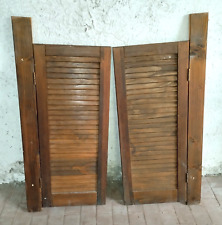 coppia di PERSIANE in legno da interno  cm 30,5x78