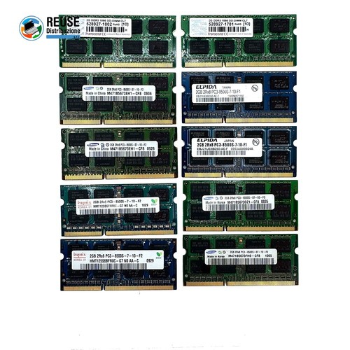 Lotto ram 2gb - 10, ddr3-1066