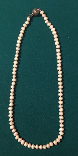 Collana perle fiume con - perle,