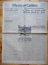 1943-IL RESTO DEL CARLINO-Guerra-Bombardamento Brefotrofio di REGGIO CALABRIA+