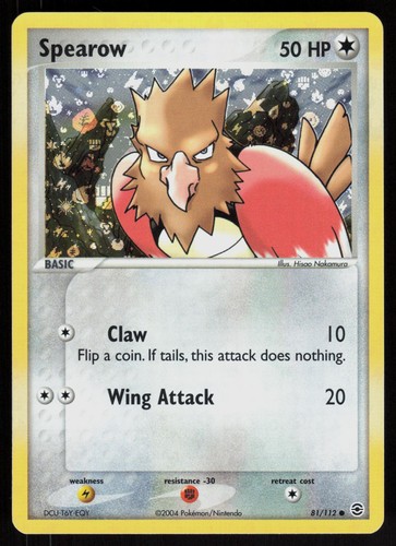 Pokemon spearow 112 firered - 81/112,