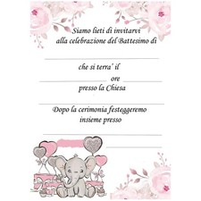Inviti Battesimo Bimba