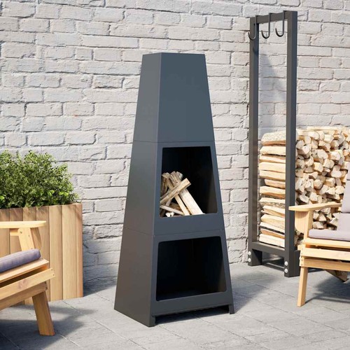 Caminetto esterno design - caminetto, da