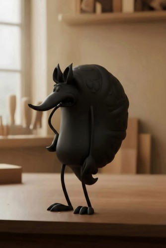 Statuetta armadillo 3d - statuetta,