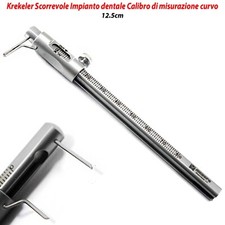 Krekeler Scorrevole Calibro di misurazione curvo Strumenti per impianti dentali