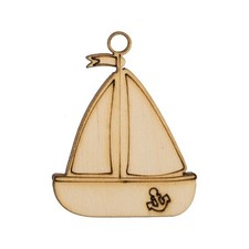 12X BARCA A VELA in legno 4.5