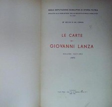 LE CARTI DI GIOVANNI LANZA