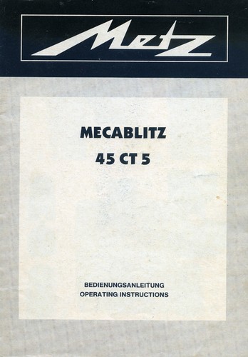 Metz mecablitz 5 manuale - mecablitz, 45