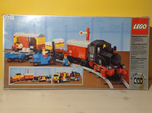 Lego 7722 treno merci vapore - lego,