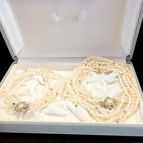 Bracciale collana perle