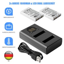 2x Batteria e Caricabatterie per Nikon Coolpix 3700 P100 P500 P510 P520 P530 EN-EL5