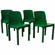 Set 4 sedie Selene vintage di