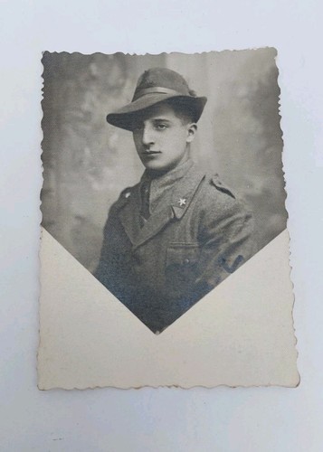 Foto militare originale alpino - foto,