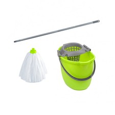 Secchio in Plastica con Strizzatore Mop e Bastone | Futurcasa - 15 LT