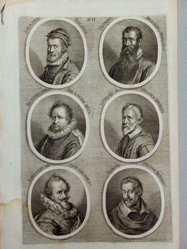 Incisione antica 1675 ritratti - antica,
