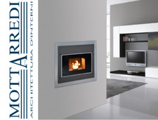 INSERTO A PELLET LAMINOX APOLLO 24 IDRO 24 Kw -  Chiama x sconto