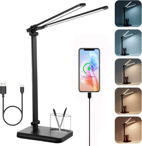 Lampada scrivania doppia - lampada, da