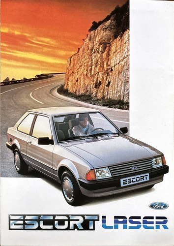 Ford escort laser depliant - escort,