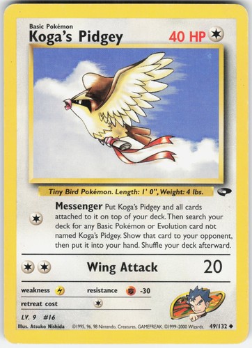 Pokemon koga pidgey - pidgey, (49)