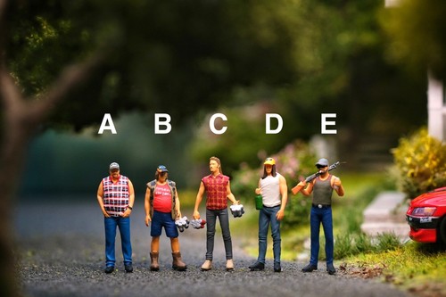 Figurina miniatura redneck - figurina,