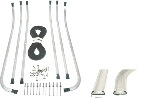 Kit strisce pedana per vespa - kit,