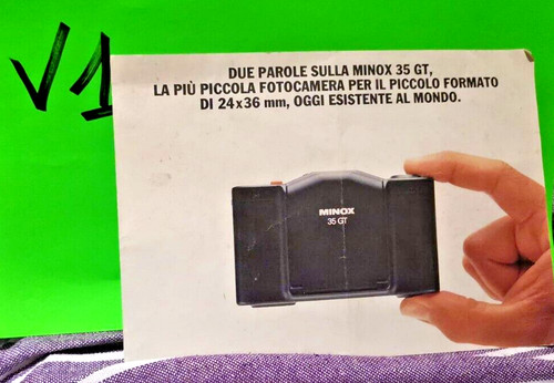 Pubblicita minox gt - pubblicita,