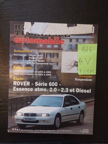 Revue technique rover 620 623 - revue,