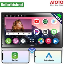 ATOTO A6 7" 4G+64G Android Autoradio 2DIN Android Auto&CarPlay Wireless WiFi/2BT