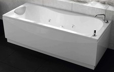Novellini Calypso Hydro Plus Vasca Da Bagno 150x70 cm SX 3 Pannelli Rubinetteria
