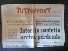 TUTTOSPORT 123 1963 INTER ROMA BALMAMION ADORNI [W10]