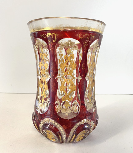 Antico vaso vetro trasparente - antico,