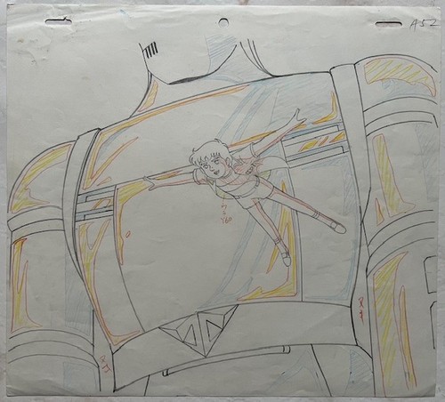 Anime cel genga tetsujin - cel,