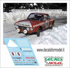 DECALS 1:24 LANCIA FULVIA HF
