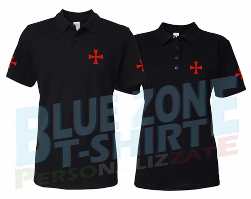 Polo croce templare cavaliere - templare,