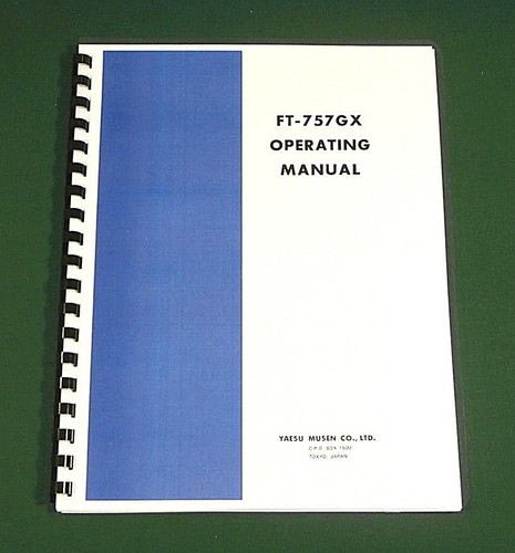 Yaesu 757gx manuale - yaesu, ft-757gx
