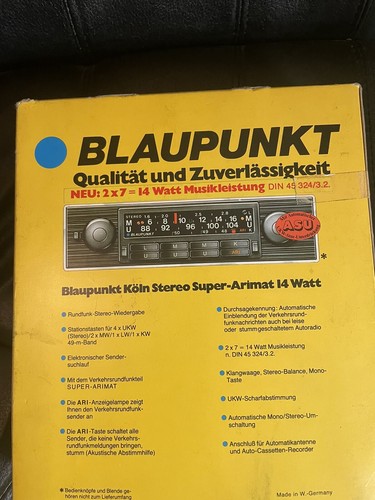 Nuovo stereo epoca blaupunkt - nuovo,