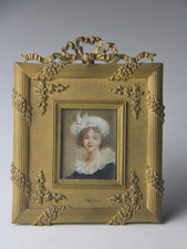 Antico ritratto francese con