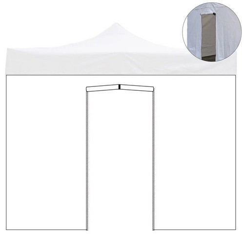 Telo laterale 5x2mt bianco - telo, 4,5x2mt