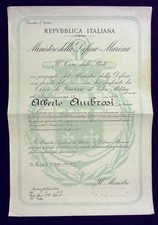 ATTESTATO CROCE di GUERRA al  VALORE MILITARE - Marina - SILURANTI - 1940/1942